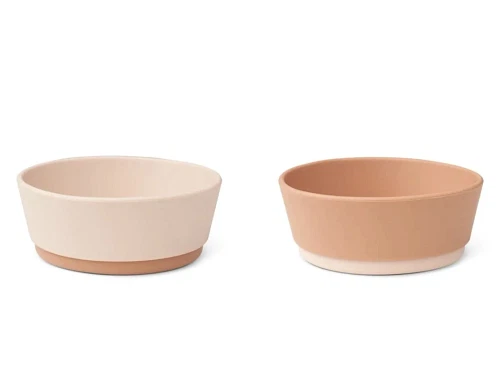 Liewood rose mix skåle Clarke silikone (2-pack)